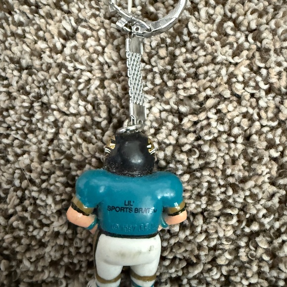 VINTAGE 1990s Jacksonville Jaguars LIL SPORTS BRAT KEYCHAIN - Picture 3 of 3